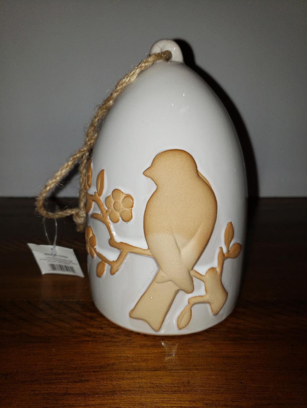 NWT Ceramic Bird Bell